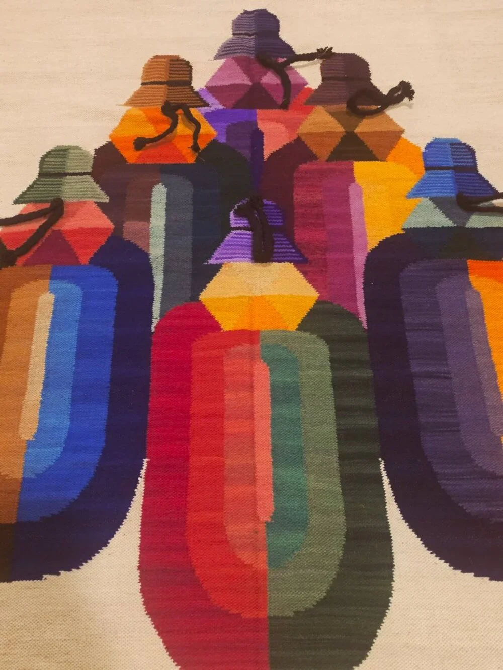 Indigenous Andean Wall Hanging | Handwoven Wool Textile | Folk Art | Boho Home D